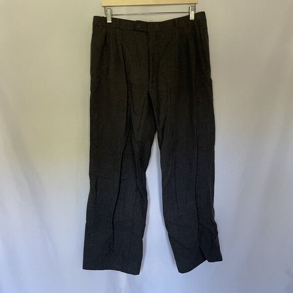 Givenchy Monsieur Dark Gray Pleated Wool Trousers business casual pants size S - Picture 1 of 8